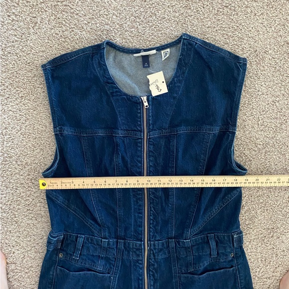 Universal Thread NEW Dark Wash Size 14 Women's Sleeveless Jumpsuit - Picture 5 of 9